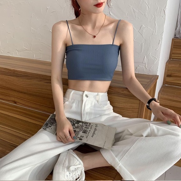 Moon City Ribbed Bandeau Bralette - Picture 2 of 4